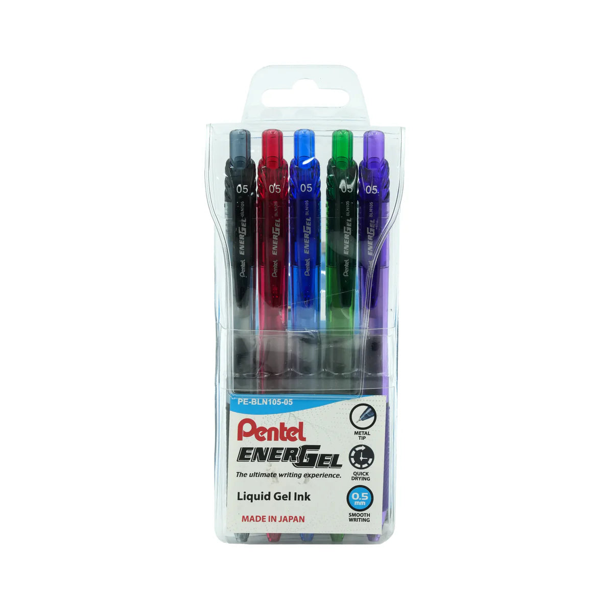 Pentel Energel-X Needle Tip 0.5mm (pack of 5)
