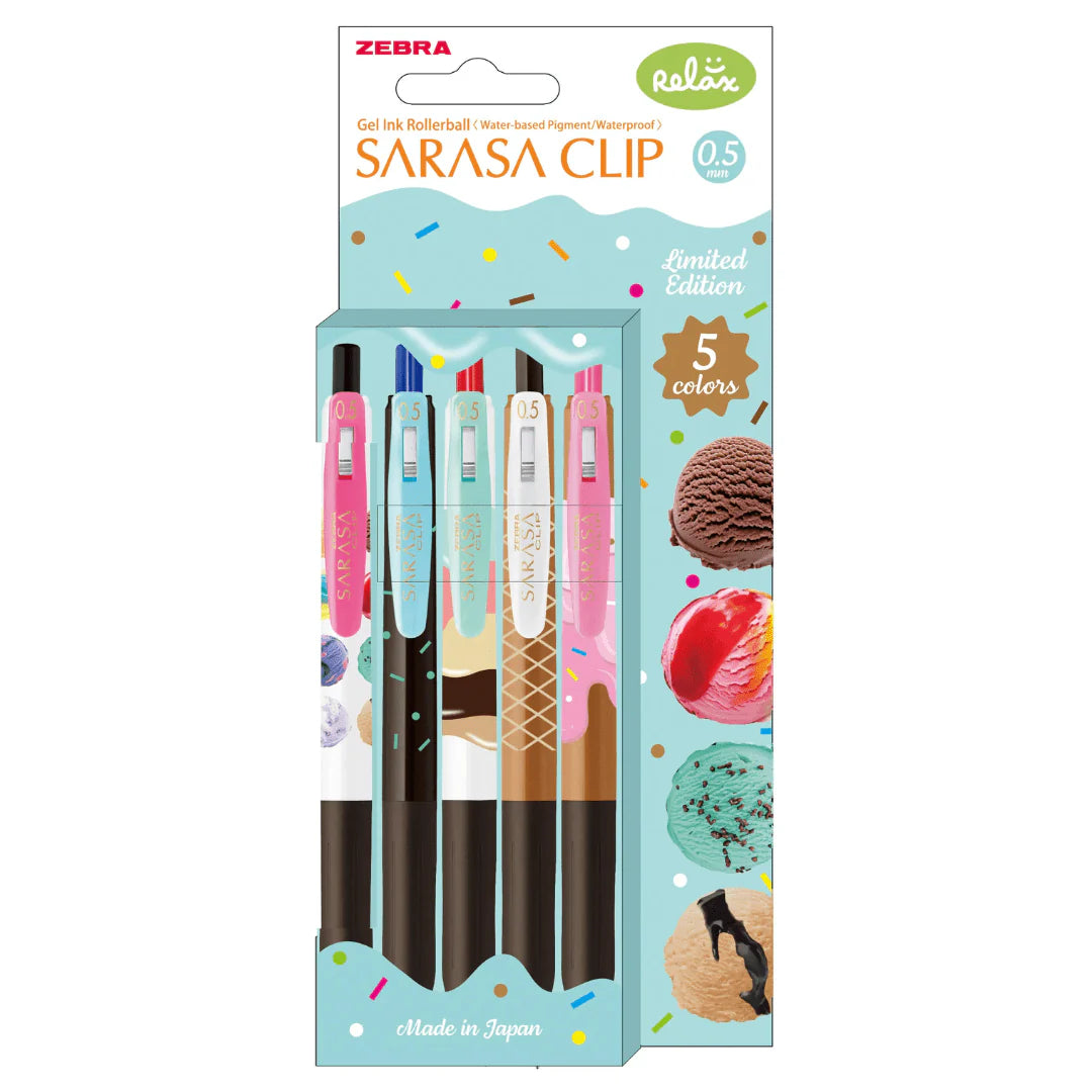 Zebra Sarasa Clip 0.5mm Ice Cream set
