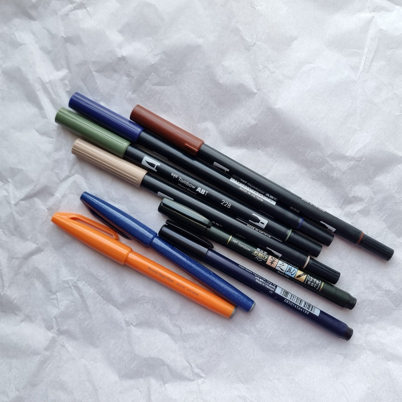Brush pens