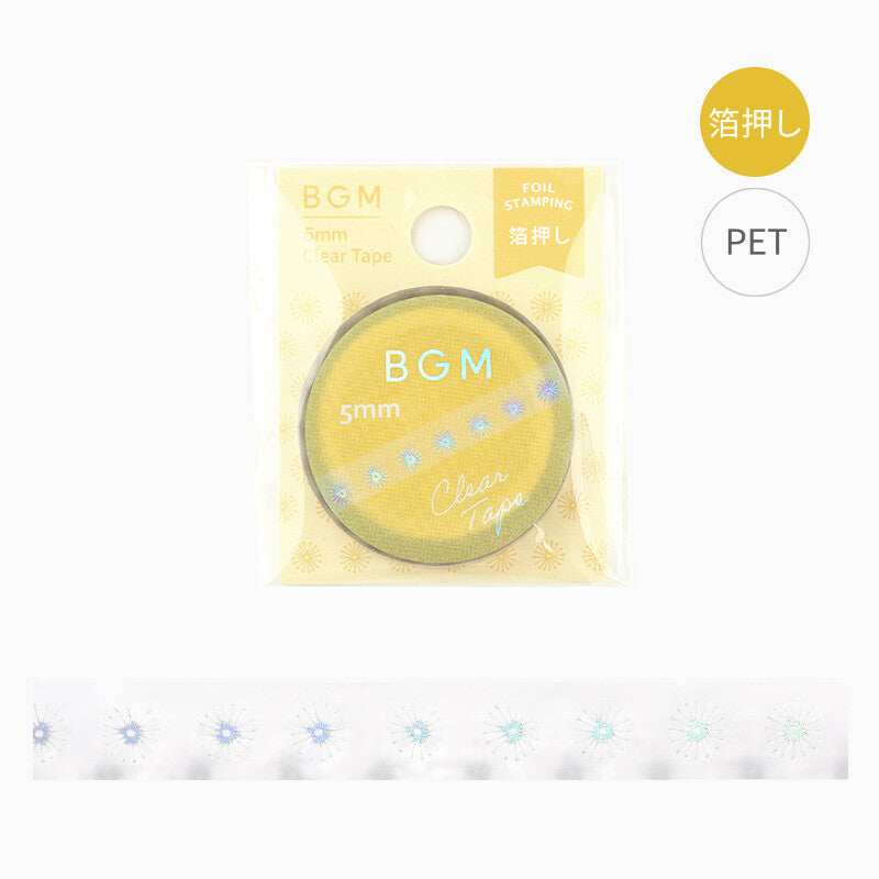 BGM Life Washi Tape Clear 5mm