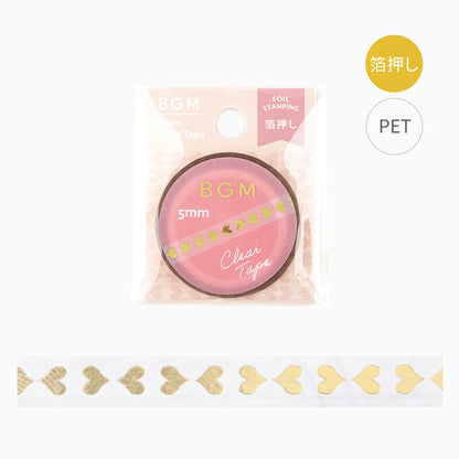 BGM Life Washi Tape Clear 5mm