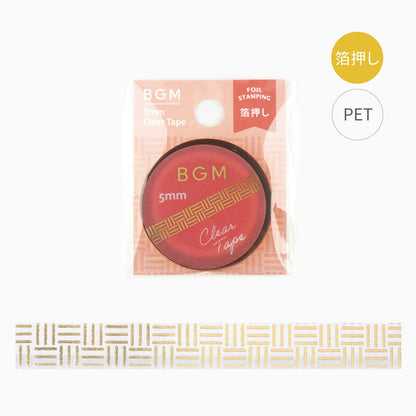 BGM Life Washi Tape Clear 5mm