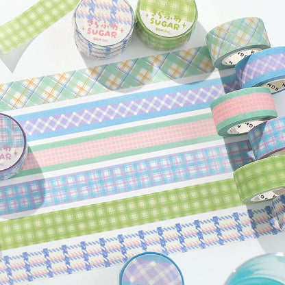 BGM Washi Tape Sugar - Check Pattern 20mm
