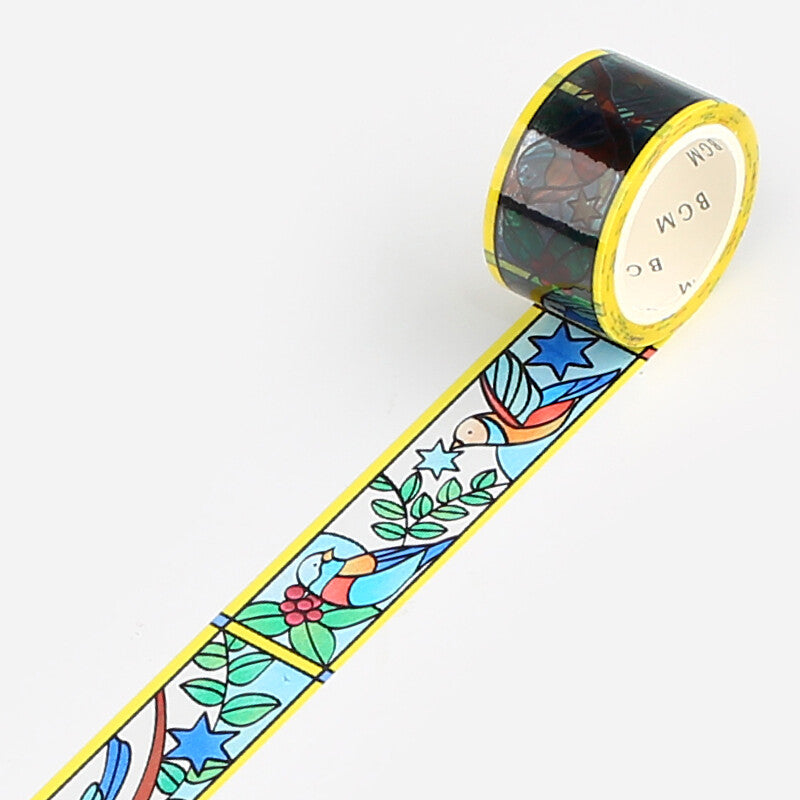 BGM Washi Tape Stained Glass Clear 20mm