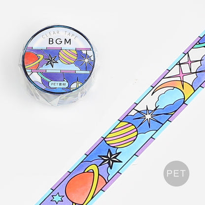 BGM Washi Tape Stained Glass Clear 20mm