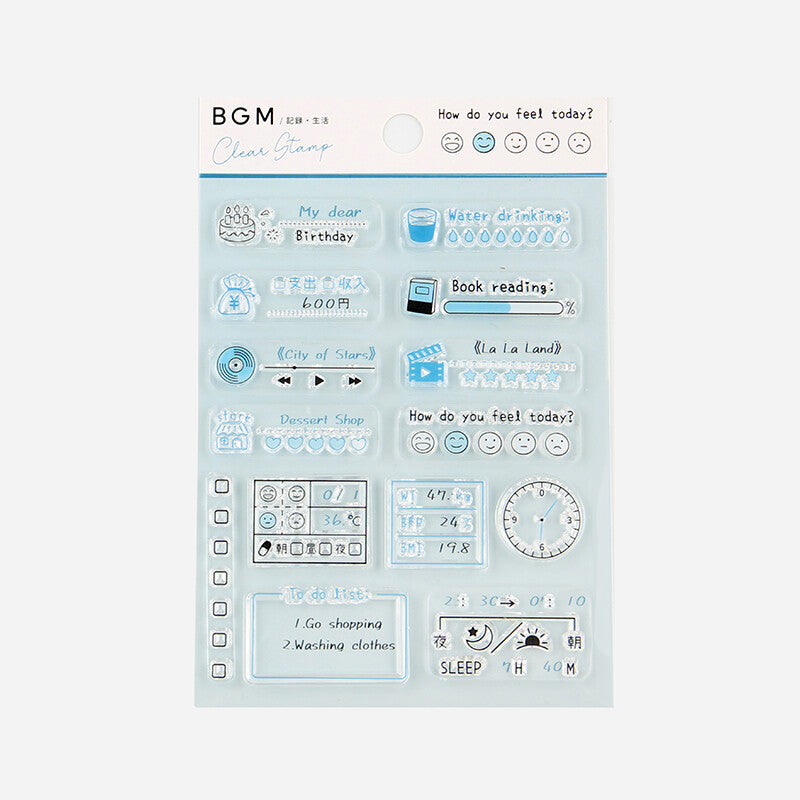 BGM Clear stamp