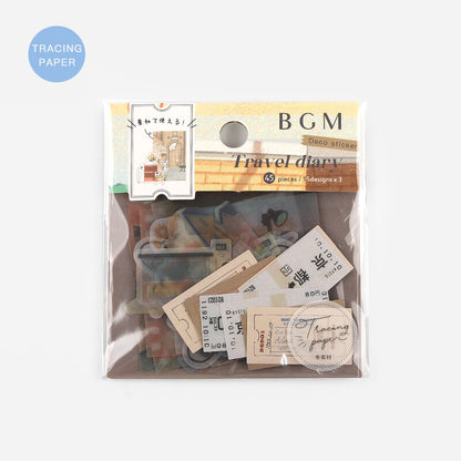 BGM Stickers - Travel Diary