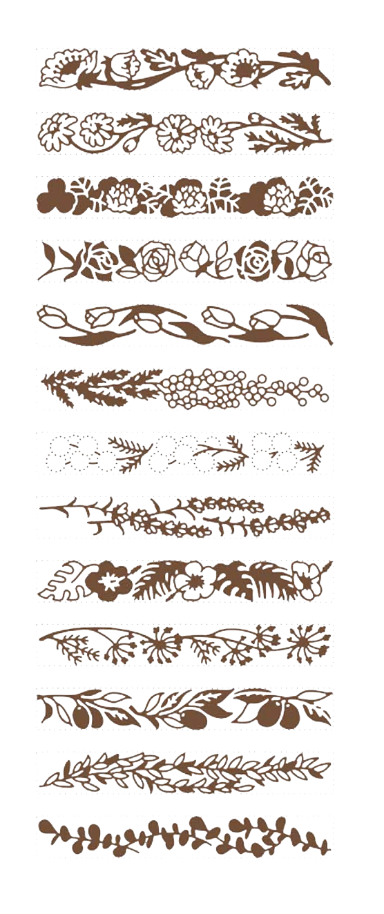 Shachihata Rotary Decoration Stamps