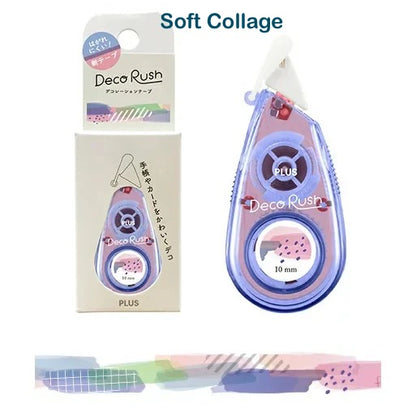 PLUS Deco Rush 10mm Decorative Tape Roller