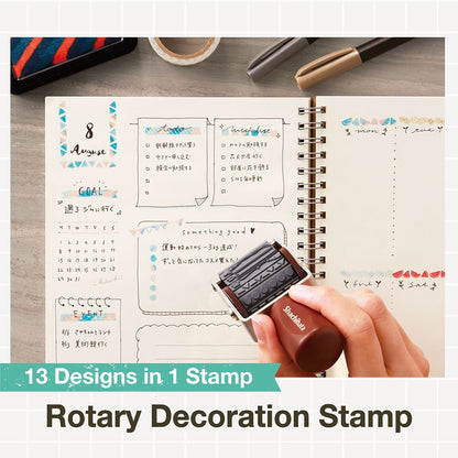 Shachihata Rotary Decoration Stamps