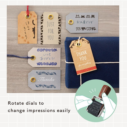 Shachihata Rotary Decoration Stamps