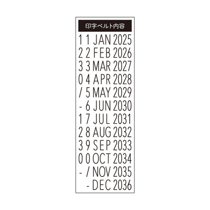 Shachihata Allemore Nototo Dater Compact Date Stamp