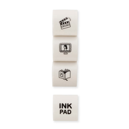 Shachihata Allemore Nototo 10 - Custom Stamp Cartridge Pack (3 mini stamps)