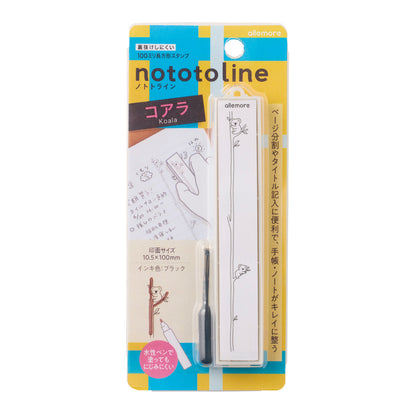 Shachihata Allemore Nototo Line 100mm Stamp