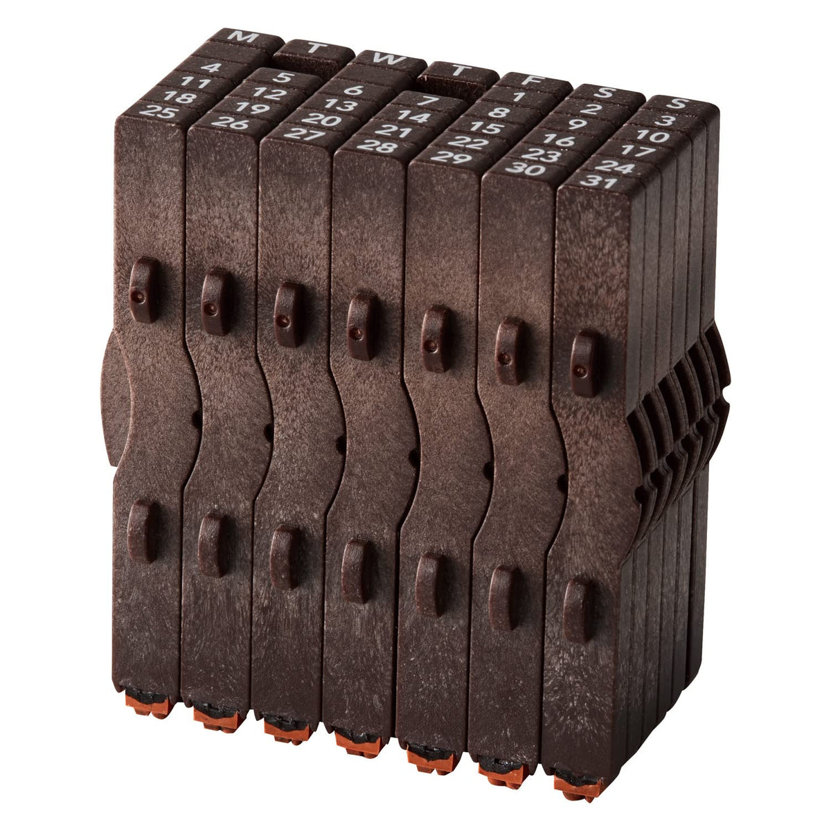 Shachihata Connecting Perpetual Calendar Stamp Set - English