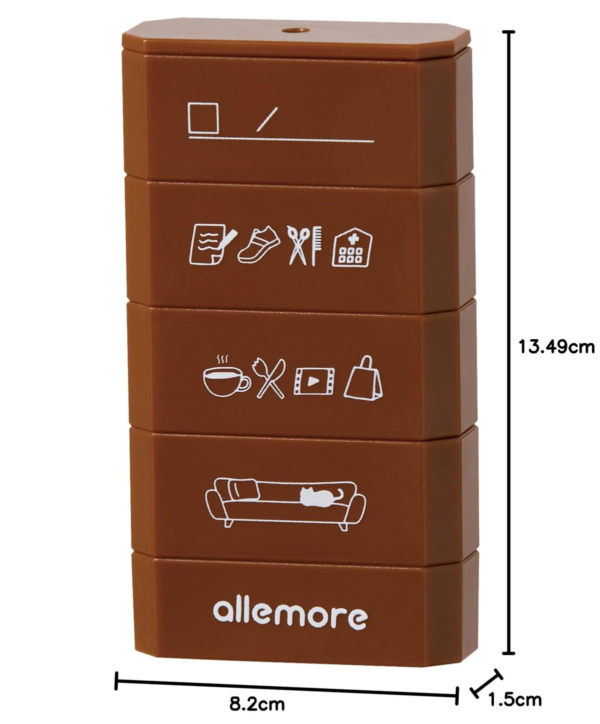 Shachihata Allemore Nototo Join Connectable Stamp Set
