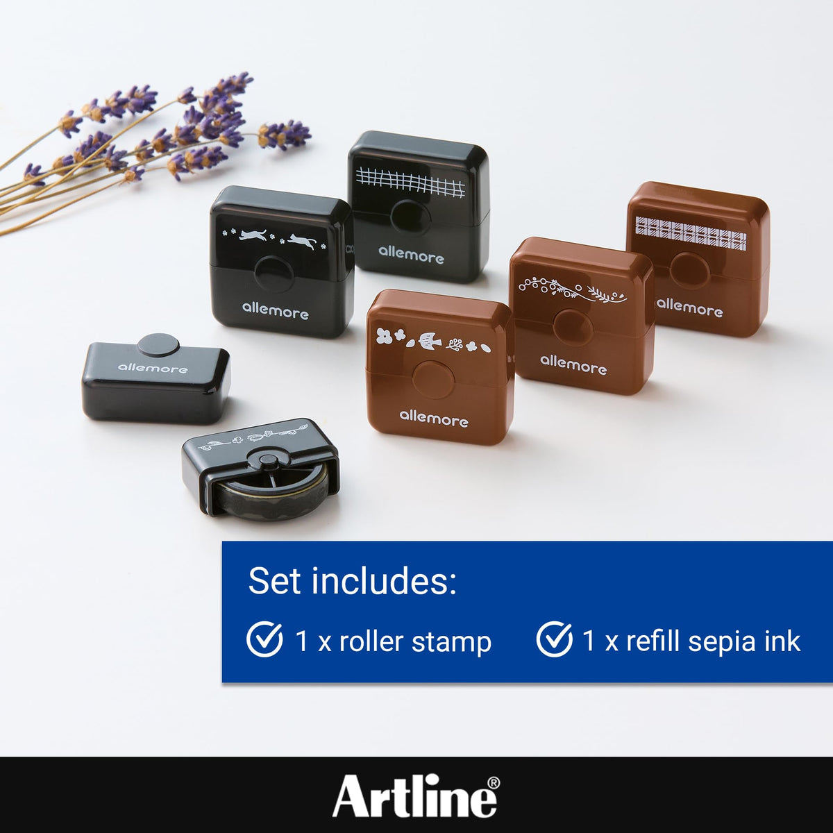 Shachihata Allemore Nototo Roller Stamp