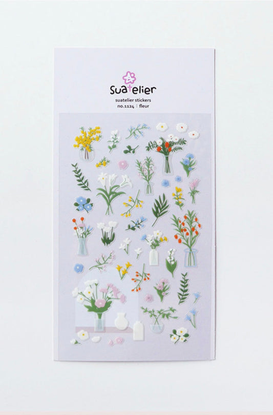 Suatelier Deco Fleur Flower Stickers
