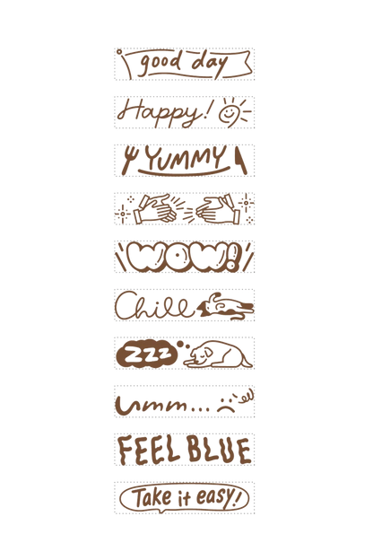 Shachihata Rotary Decoration Stamps
