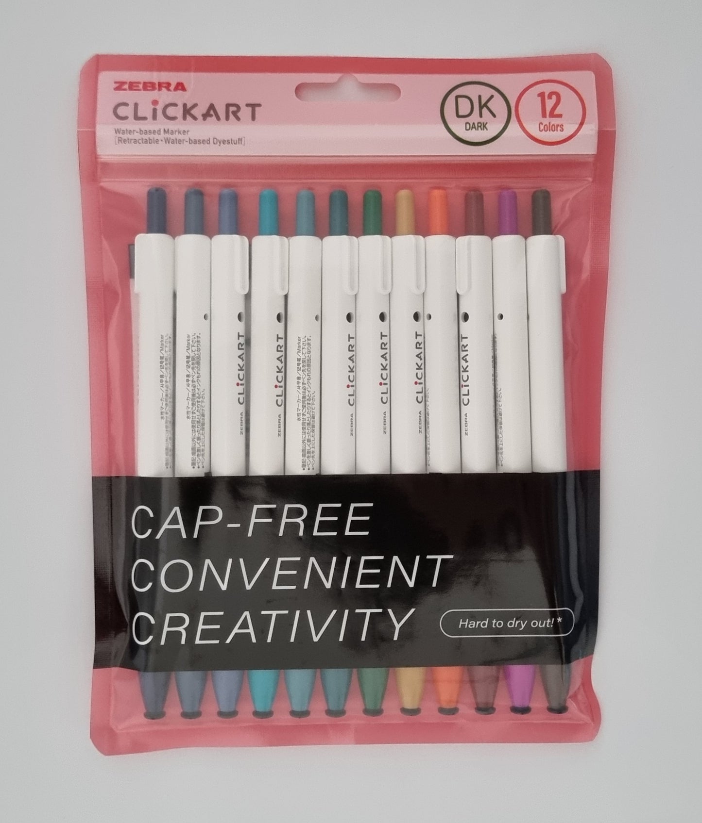 Zebra CLiCKART Retractable Markers