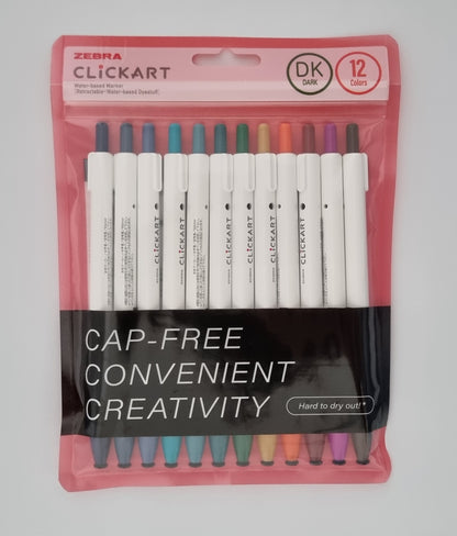 Zebra CLiCKART Retractable Markers