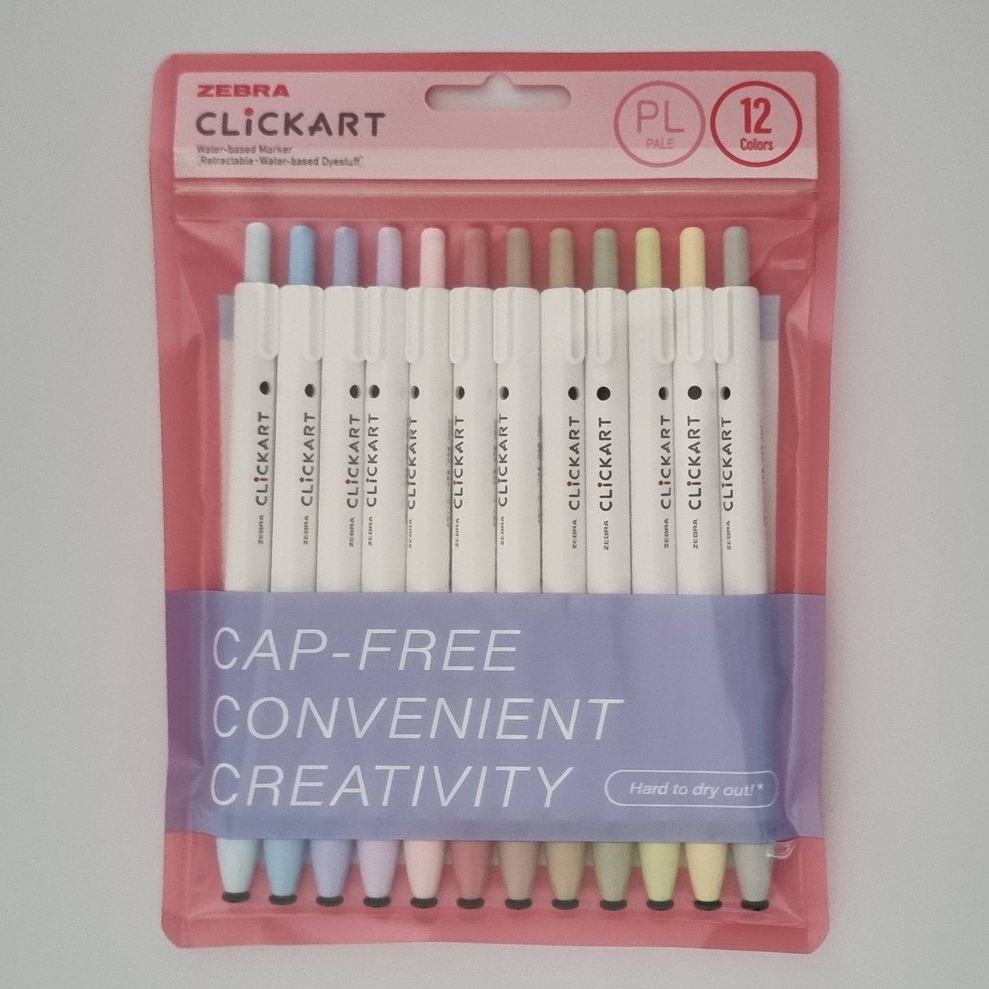 Zebra CLiCKART Retractable Markers