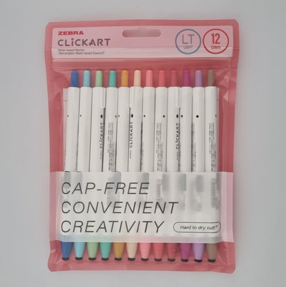 Zebra CLiCKART Retractable Markers