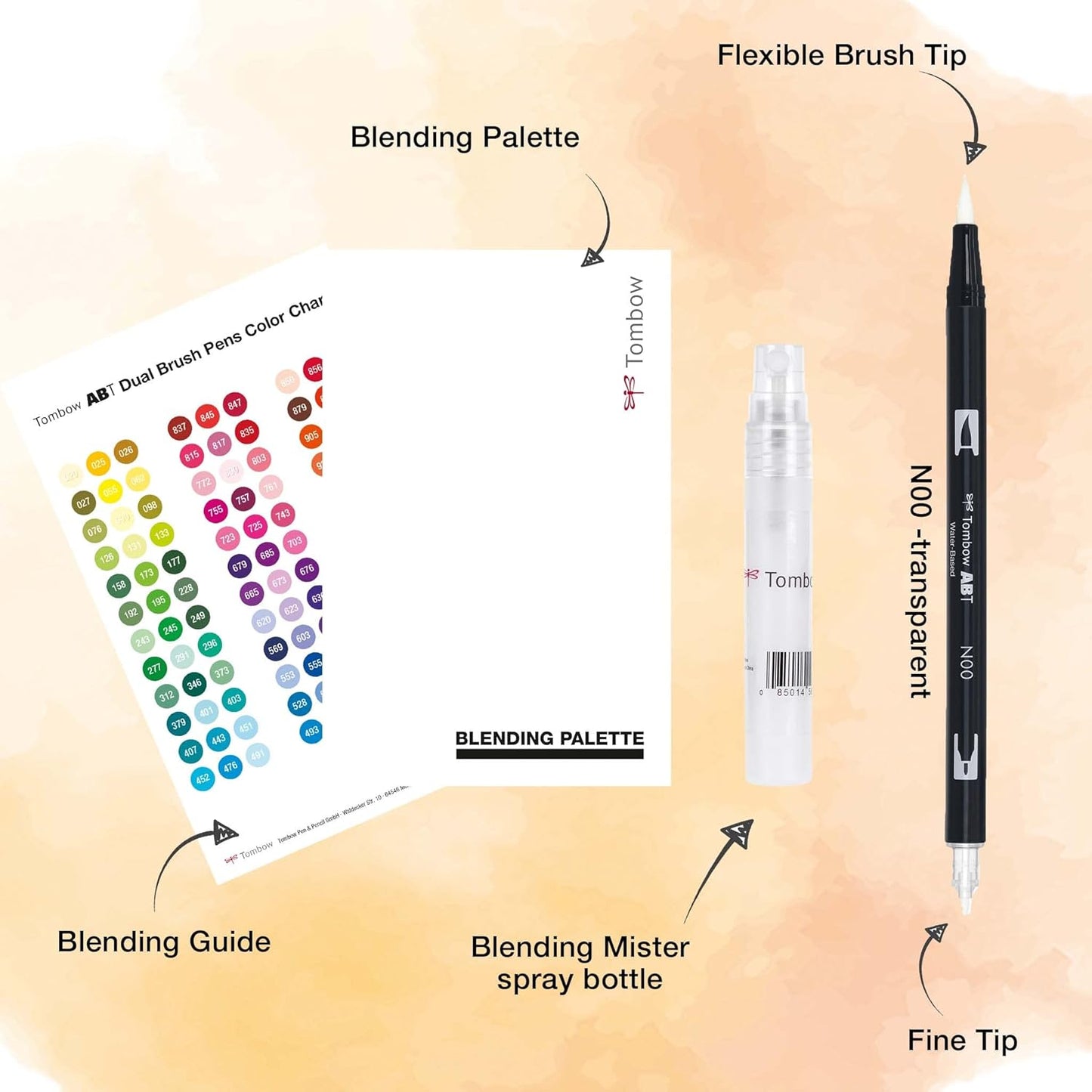 Tombow ABT Dual Brush Blending Kit