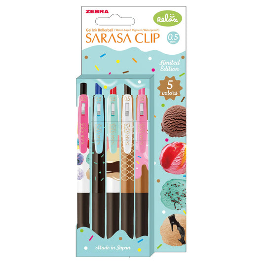 Zebra Sarasa Clip 0.5mm Ice Cream set